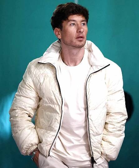 Barry Keoghan attends the catwalk presentation for British fashion house Burberry's Spring/Summer 2025 collection, at London Fashion Week in London