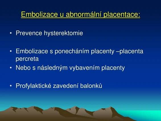 PPT - Endovaskulární léčba poporodního krvácení PowerPoint Presentation - ID:5433998
