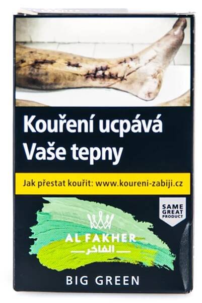 Tabák Al Fakher Big Green 50g - Máta/1