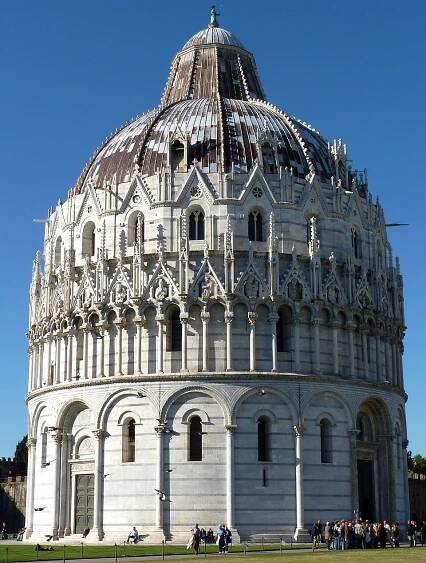 File:Piazza dei Miracoli - The Baptistry in Pisa.jpg