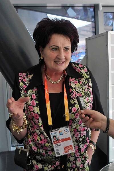 Helena Fibingerová na Kontinentálním poháru v Ostravě