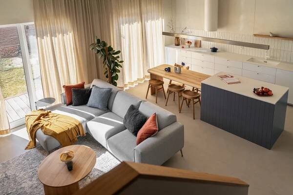 In an architect's home. This is how the owner of the studio Rzecz Jasna Wnętrza lives!