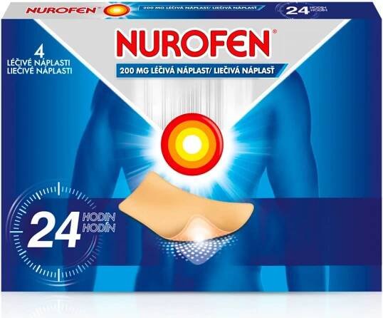 NUROFEN Léčivé náplasti 200 mg 4 ks