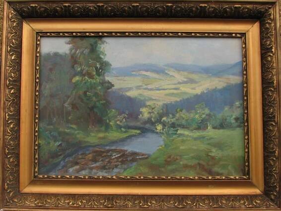 Václav Stein:Krajinné panorama