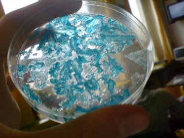 Chemie - volná krystalisace modré skalice