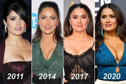 Salma Hayek: My breasts keep growing 'a lot' — but they're natural