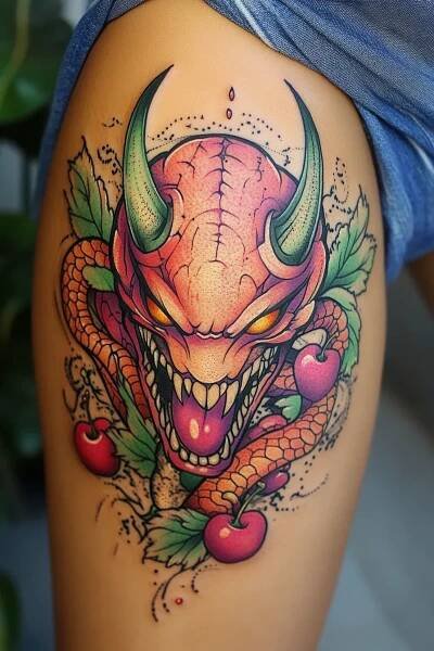 Mysterious Hannya Tattoo Artistry - Flash Your Tat - Tattoo Design Inspiration