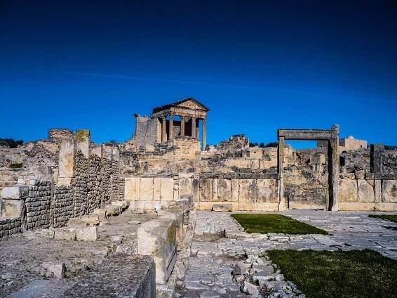 Capitol of Dougga. Tunisia