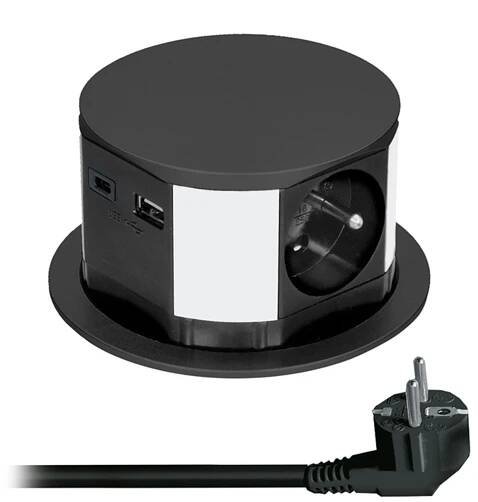 Solight PP100USBC-B černý