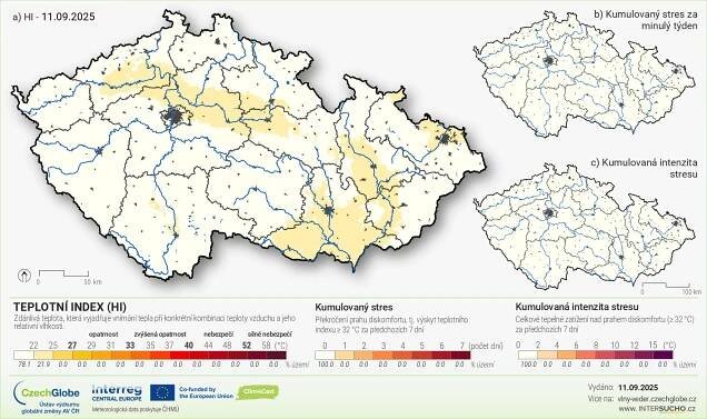 Teplotní index | Vlny veder