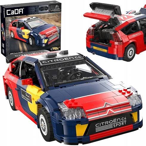 CADA STAVEBNICE AUTO MODEL CITROEN C4 WRC 2008 1569 DÍLKŮ