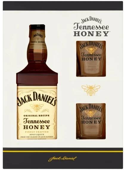 Jack Daniel's Tennessee Honey 35% + 2 skleničky