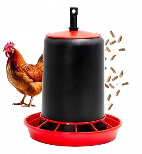 KRMÍTKO DÁVKOVAČ NA KRMIVO KRMIVO PRO KACHNY A HUSY DRŮBEŽE 4,5 KG