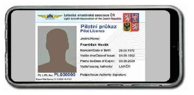 LAA ČR nově „vydává“ také elektronické pilotní průkazy - Aeroweb.cz