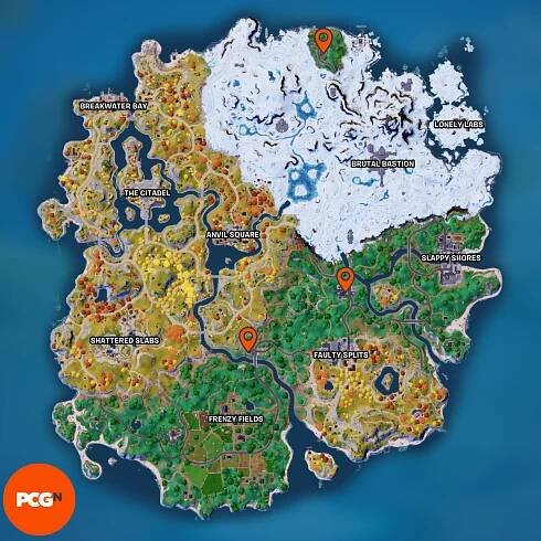 All Fortnite Mending machine locations