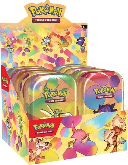 Pokémon TCG Scarlet and Violet 151 Mini Tin set plechovka s kartami a mincí mix motivů