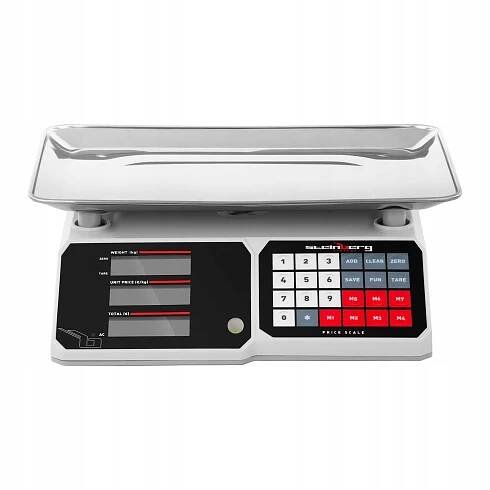 Kontrolní váha - 30 kg / 1 g - 34,1 x 24,1 cm - 6 LCD