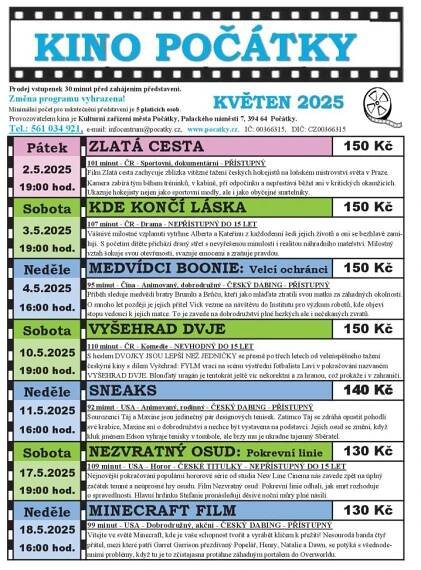 Kino květen