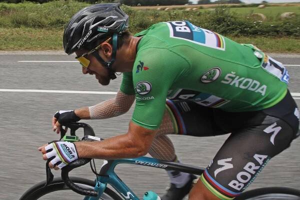 Peter Sagan bojuje v devatenácté etapě Tour.
