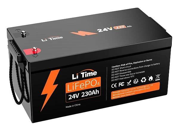 LiTime 24V 230Ah LiFePO4 Group 8D Battery