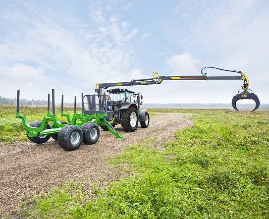 Traktorové vyvážečky a hydraulické ruky FARMA