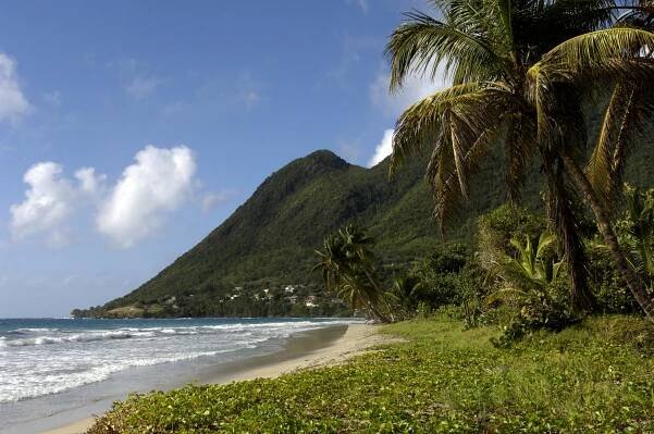 France, Martinique, le Diamant, le morne Larcher