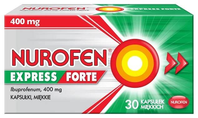 Nurofen Express Forte Soft kapsle 30 kusů