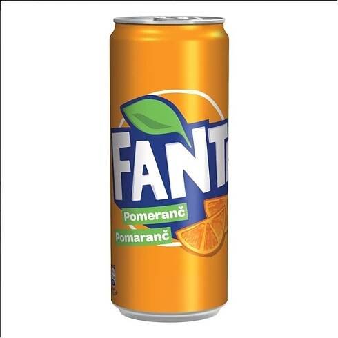 plech 0.33l Fanta pomeranč - složení a výživové údaje - Foodo.cz