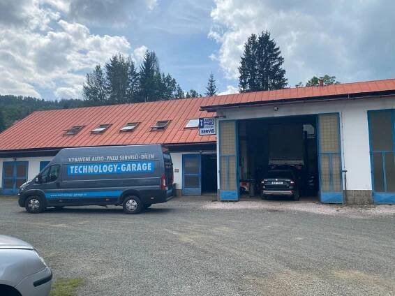 Štěpánek Miroslav - AUTOSERVIS - PNEUSERVIS - Vybavení autoservisů, pneuservisů a dílen v průmyslu od TECHNOLOGY - GARAGE