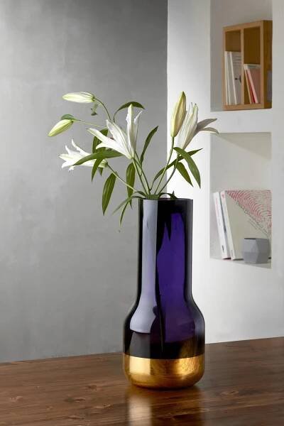 Váza Contour 40 cm - Nude 1075277 | FormAdore
