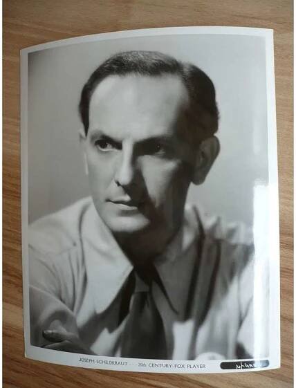 Fotoska - herec Joseph Schildkraut - ORIG. CINEMA-PHOTO