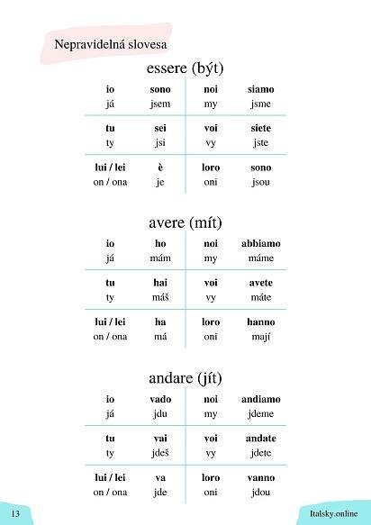 Ebook – Italsky online