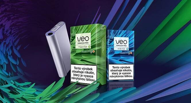 Společnost British American Tobacco uvádí jako první na trh novou řadu zahřívaných nikotinových náplní veoTM bez obsahu tabáku