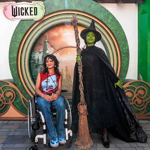 Marissa Bode visits Universal Studios Hollywood on August 9, 2025
