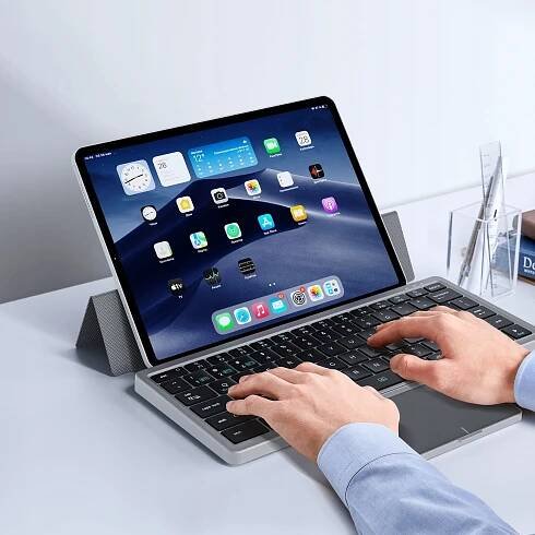 Bezdrátová klávesnice Bluetooth s touchpadem Dux Ducis OK Series Váha výrobku včetně jednotkového obalu 0.5 kg