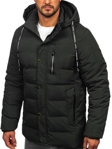 Khaki pánská zimní bunda Bolf 5M3136 - Bolf.cz