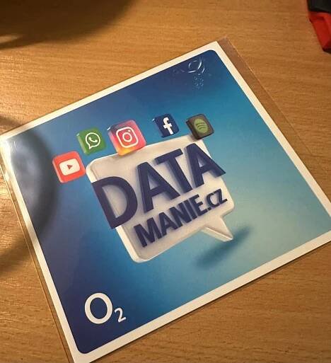 O2 100 GB předplacená SIM karta (Datamánie) - Mobily a chytrá elektronika