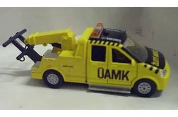 Auto Žlutý Anděl ÚAMK odtahová služba kovový model zvukový svítící