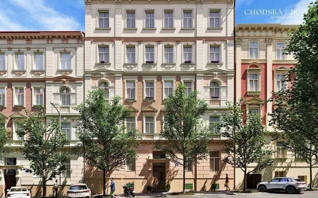 1+kk, Vinohrady, Praha, 27 m²