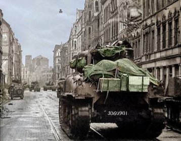 Dierk's page - Panzerduell - Advance of E Company in Cologne 1945