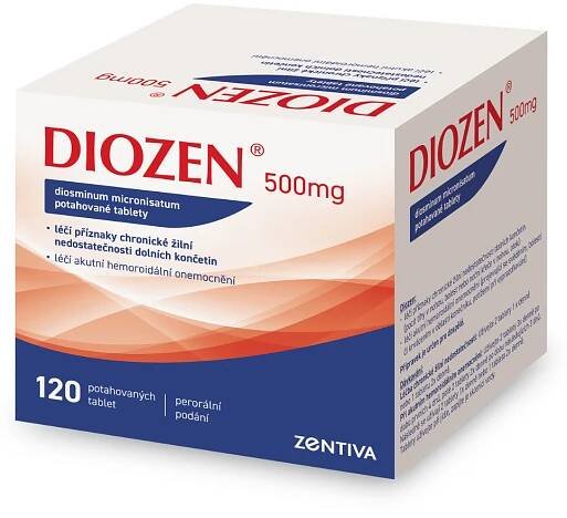 Diozen 500mg potahované tablety 120