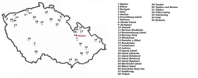 Lázně Bludov na mapě