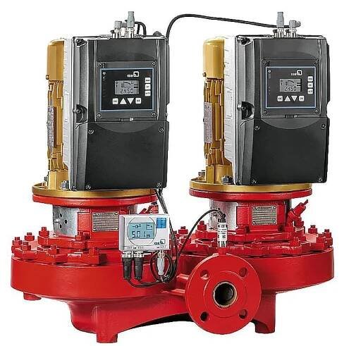 KSB ETALINE Z PumpDrive 2 In-line zdvojená čerpadla se standardním třífázovým motorem
