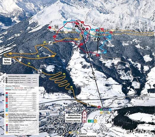 Lyžařská střediska v oblasti Eisacktal