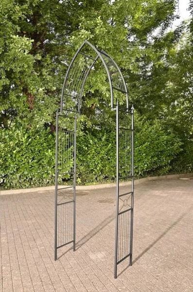 Oblouk na růže Flexi s nastavitelnou šířkou - Černá | Gardeneshop.cz 