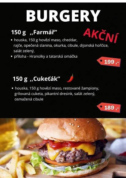 Burger víkend - penziongrasel.cz