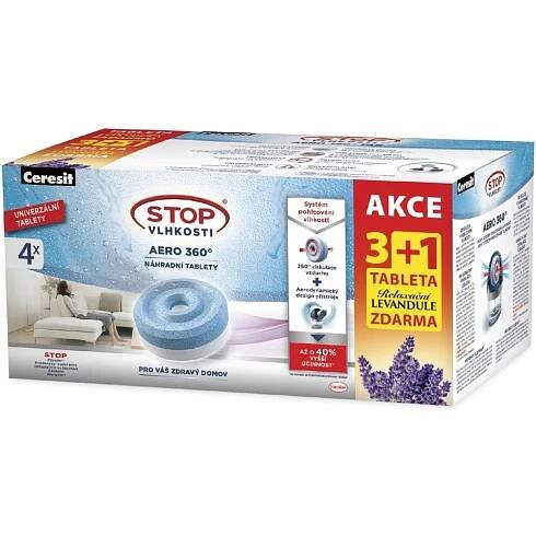 Ceresit STOP Vlhkosti AERO 360 - Náplně Promo leva