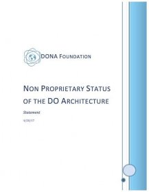  Non Proprietary Status of the DO Architecture
