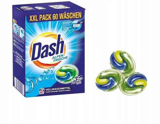 Dash Alpen Frische gelové kapsle 60 PD