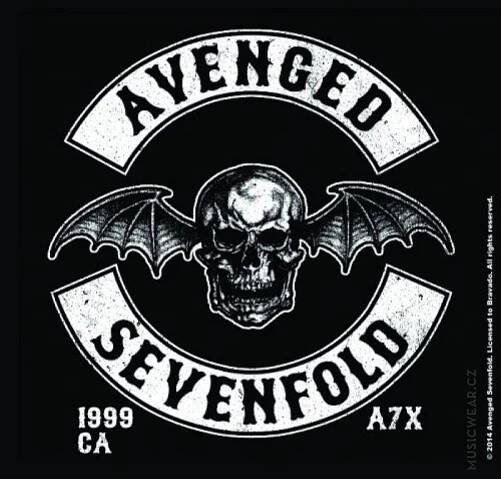 Avenged Sevenfold korkový podtácek 10x10 cm, Death Bat Crest | Musicwear - Trička, mikiny